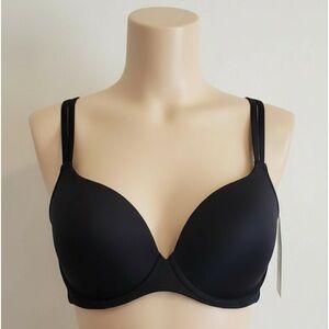 NWT Fit Fully Yours Aisha Seamless Push-Up Bra 34B Black